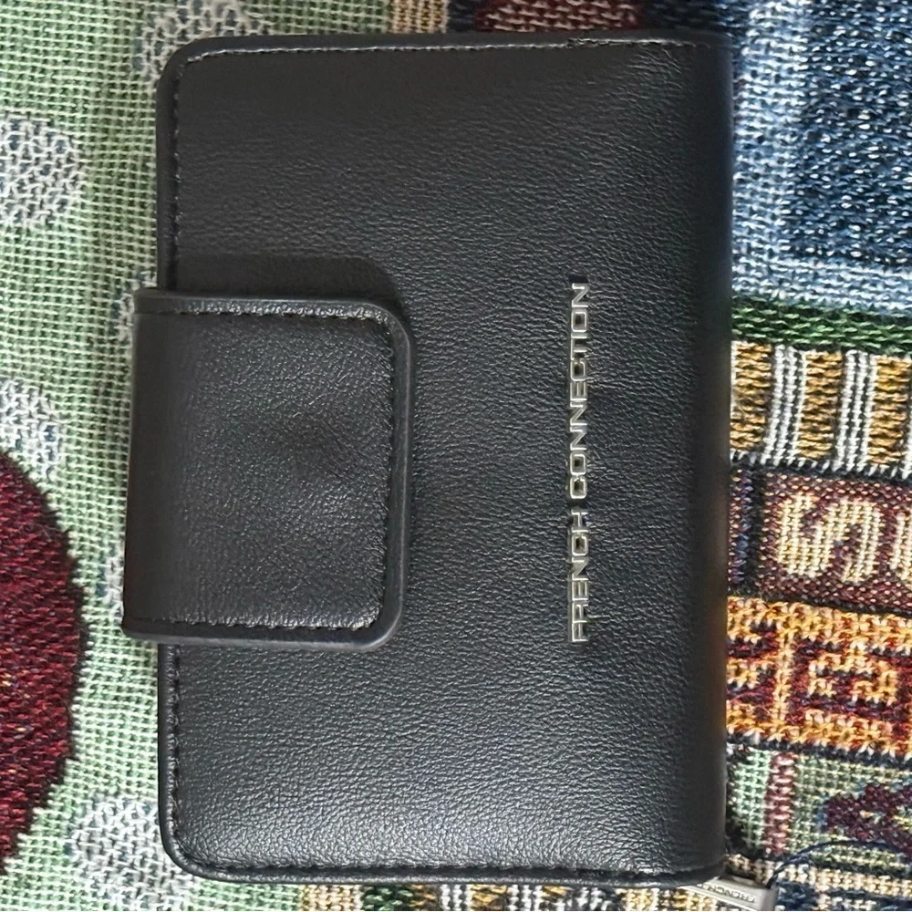 French Connection Black Leather Accessory
